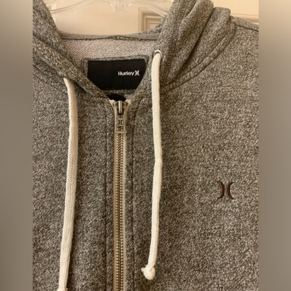 Hurley Other - Hurley Gray Heathered Zip Front Hoodie